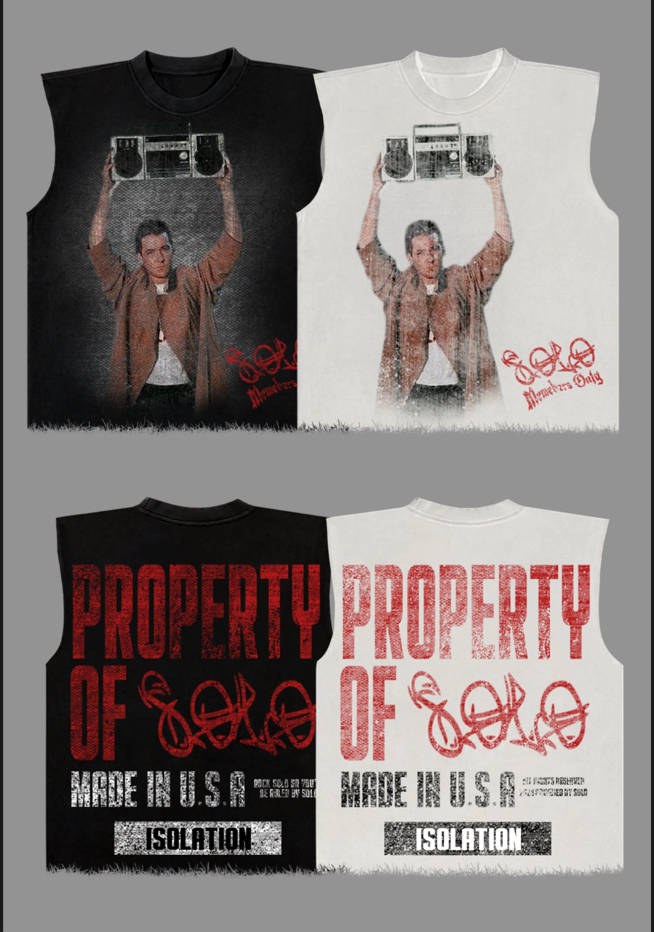 “Property of Solo” shirts