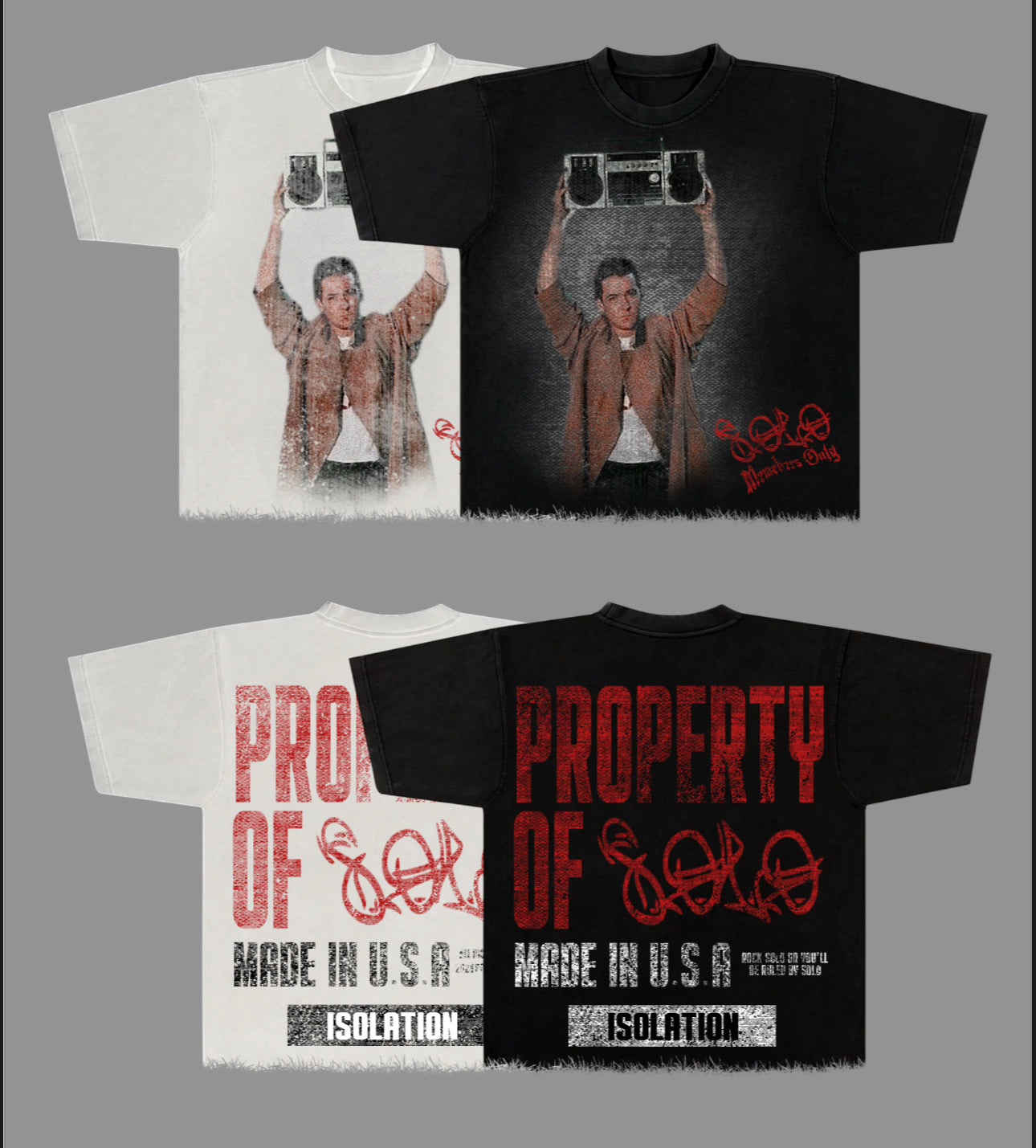“Property of Solo” shirts