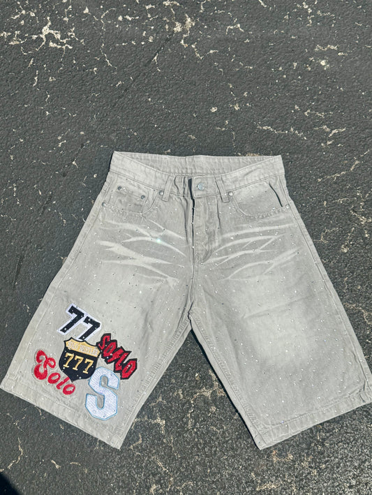 Rhinestone Jorts