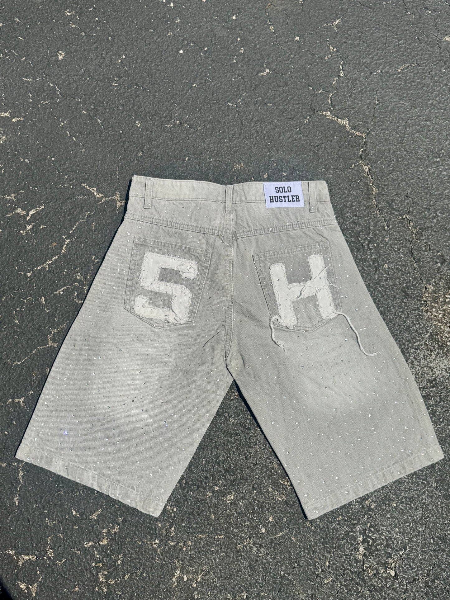 Rhinestone Jorts