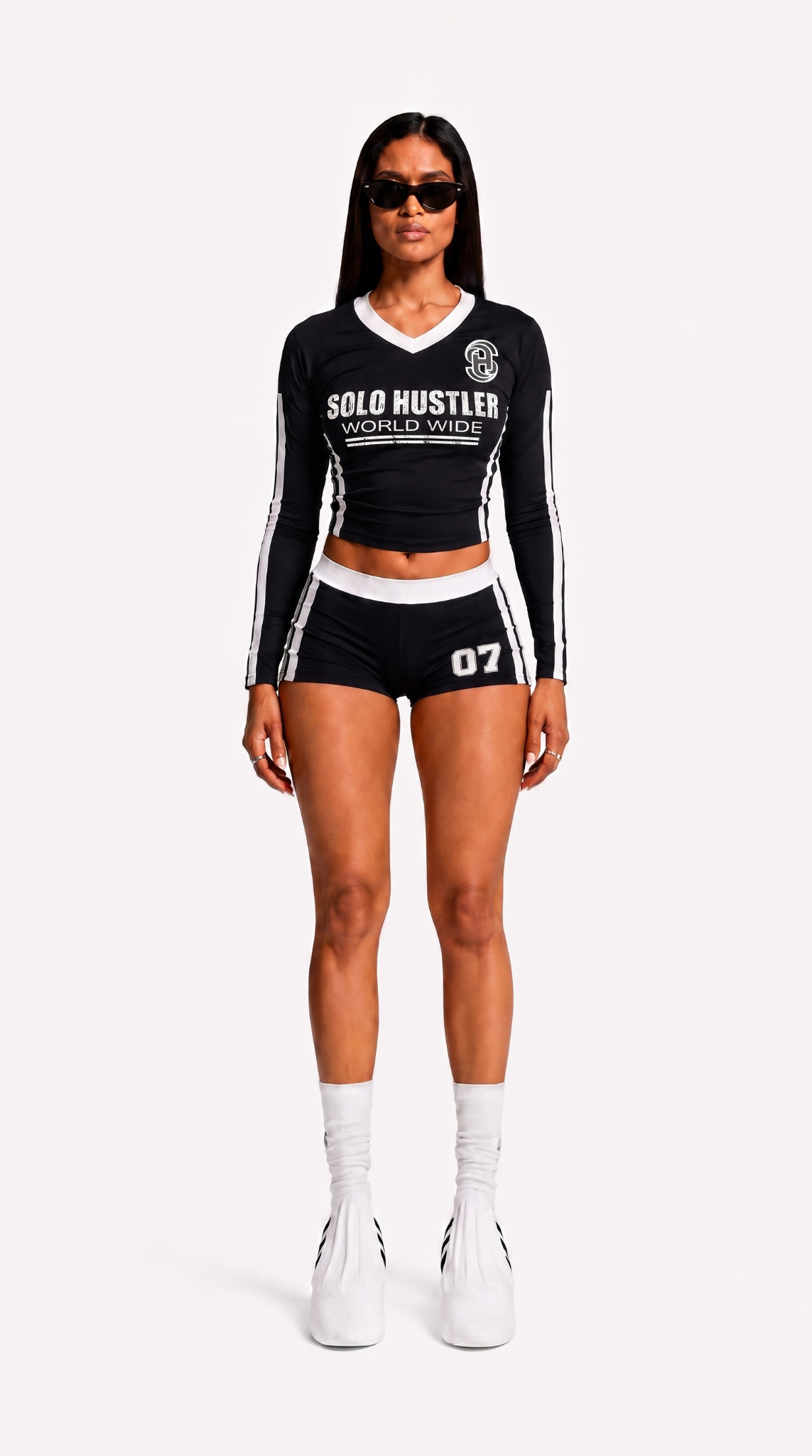 SH Long sleeves and Shorts Black